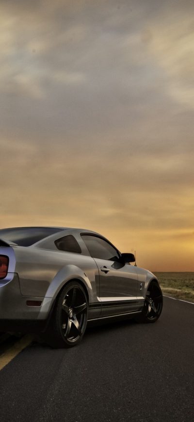 Fond d'écran iPhone Ford Mustang Silver
