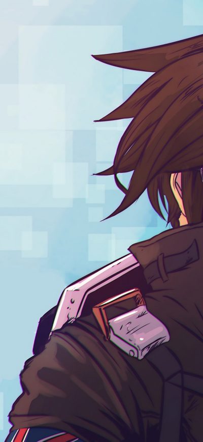 Fond d'écran iPhone Tracer Overwatch Scifi 4k