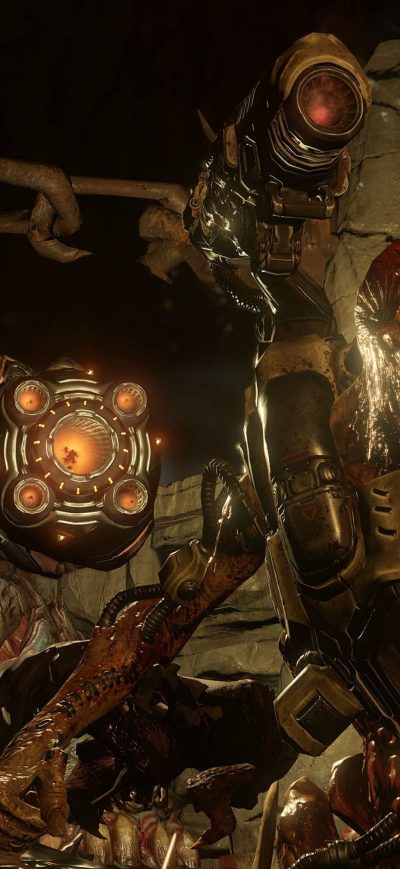 Fond d'écran iPhone Doom Game 4k