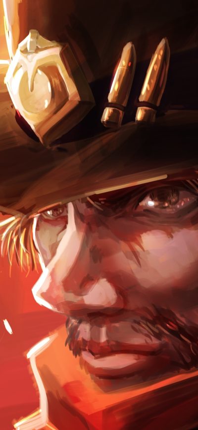 Fond d'écran iPhone Mccree Overwatch Art 5k