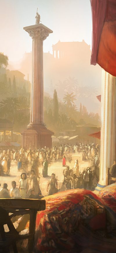 Fond d'écran iPhone Assassins Creed Origins Artwork