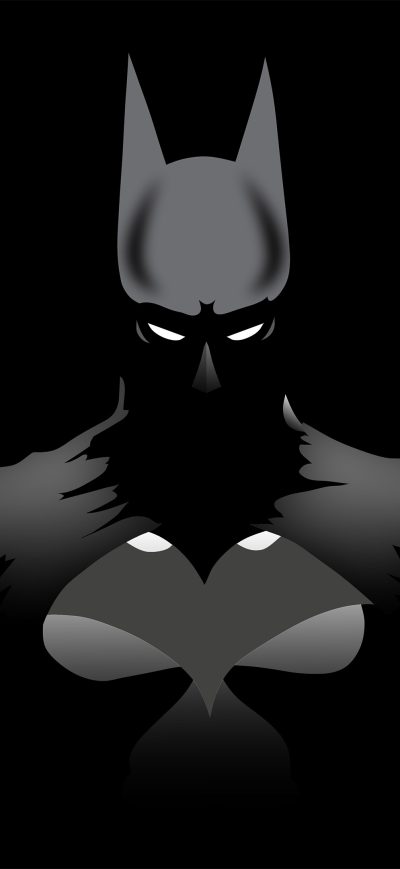 Fond d'écran Dark Knight Minimalism 4k sur iPhone