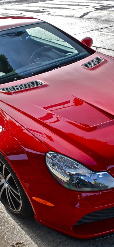 Fond d'écran iPhone Mercedes MB SL65 Red