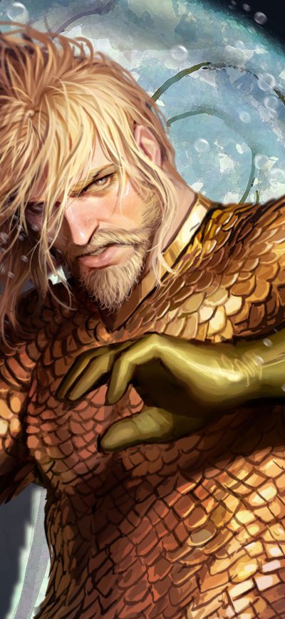 Fond d'écran Aquaman 4k Artwork sur iPhone