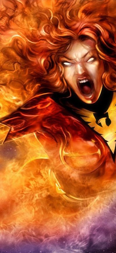 Fond d'écran iPhone Jean Grey Phoenix Comic Character