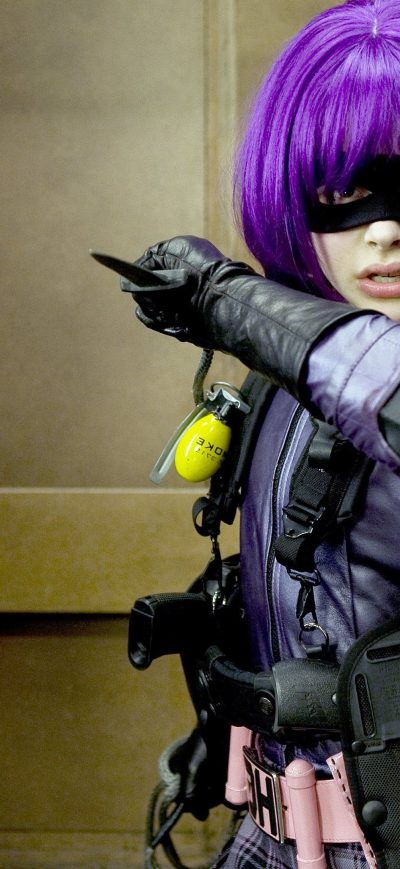 Fond d'écran Kick Ass Hit Girl sur iPhone