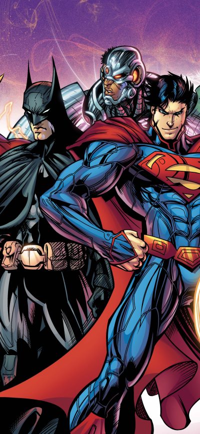 Fond d'écran iPhone Justice League Superheroes Artwork 8k
