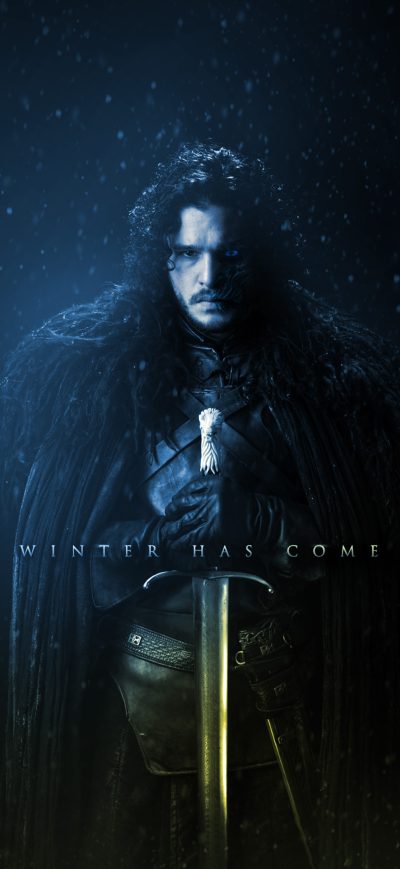Fond d'écran Game Of Thrones Winter Has Come Artwork 4k sur iPhone