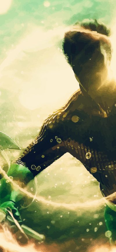 Fond d'écran Aquaman Dc Artwork 4k sur iPhone