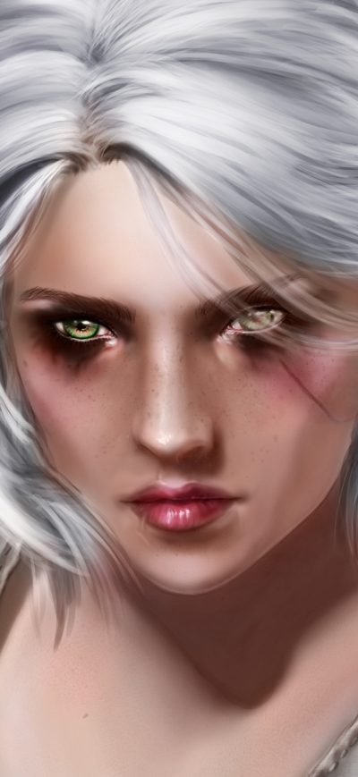 Fond d'écran Ciri The Witcher 3 sur iPhone