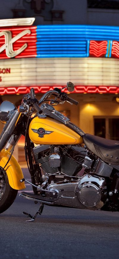 Fond d'écran iPhone Harley Davidson Fat Boy