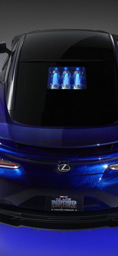 Fond d'écran iPhone Lexus Black Panther Lc 500 Rear