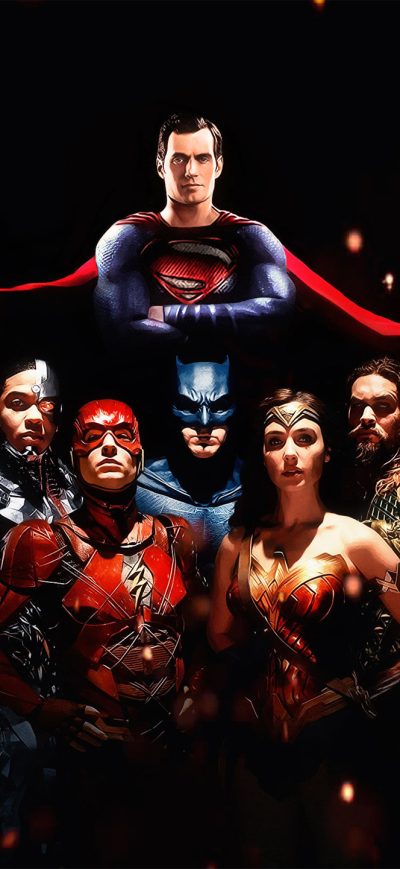 Fond d'écran iPhone Justice League 2018 Superheroes