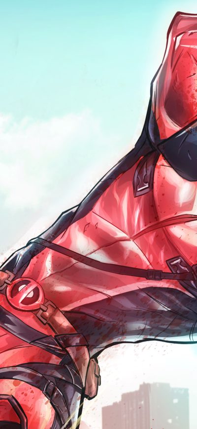 Fond d'écran iPhone Deadpool 2019 Art