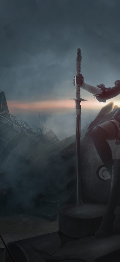 Fond d'écran iPhone Nier Automata HD