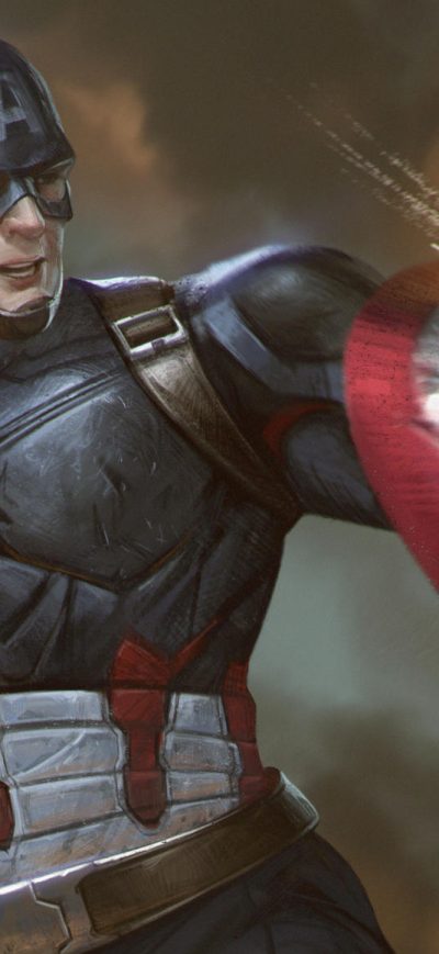Fond d'écran iPhone Arts Captain America