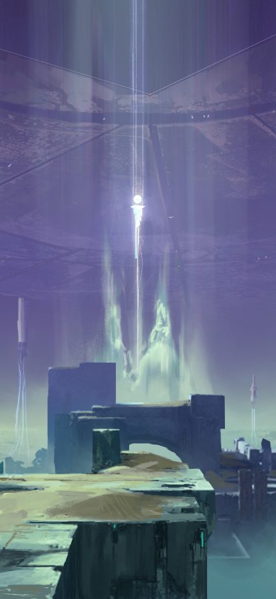 Fond d'écran iPhone Destiny 2 Concept Art 5k