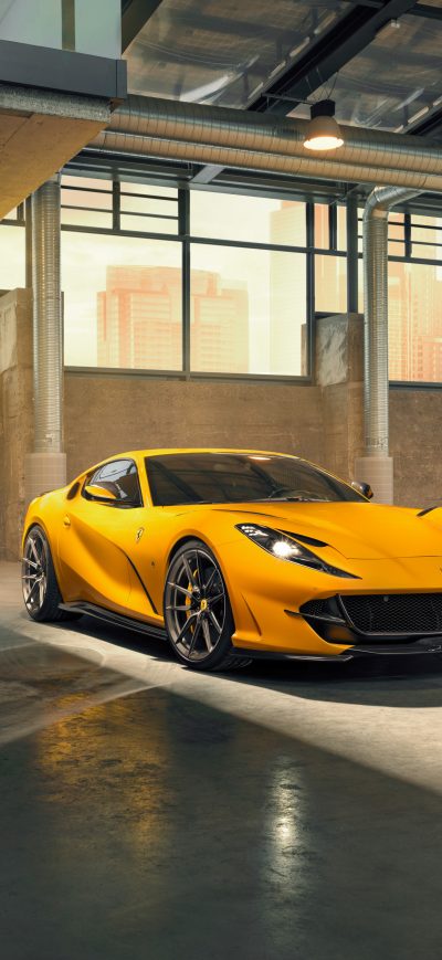 Fond d'écran iPhone 2019 Ferrari 812 Superfast Novitec Front