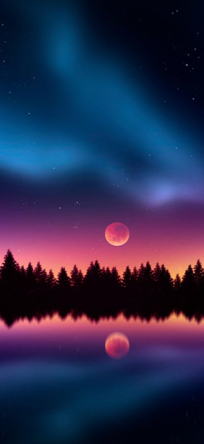 Fond d'écran iPhone Colorful Night Stars