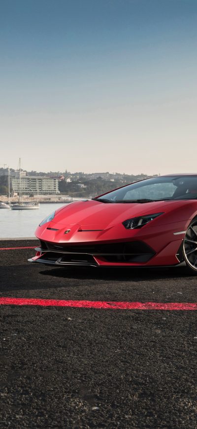 Fond d'écran iPhone Lamborghini Aventador SVJ 2019