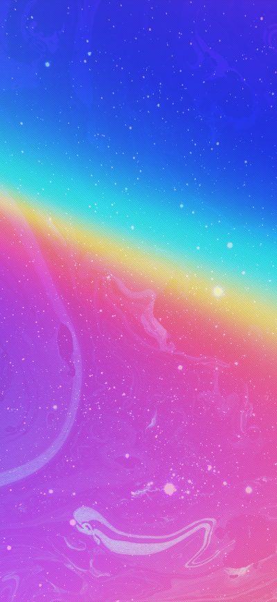 Fond d'écran iPhone Colors Floating Background 4k