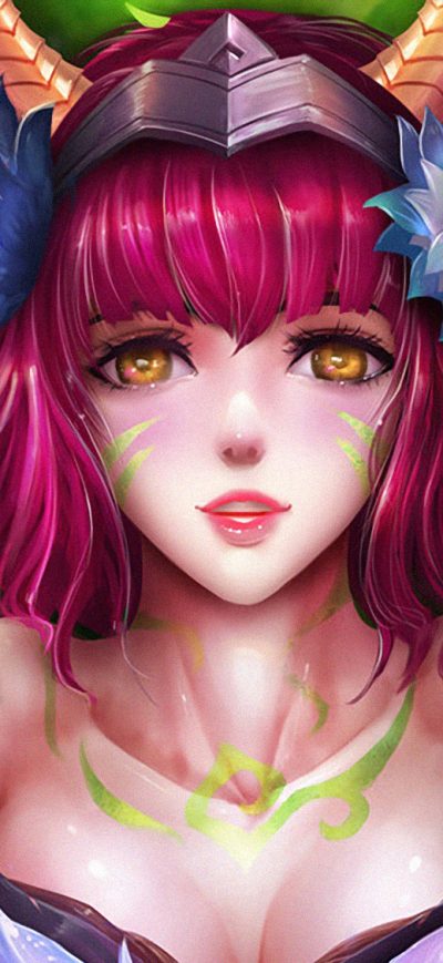 Fond d'écran iPhone Ahri League Of Legends Art