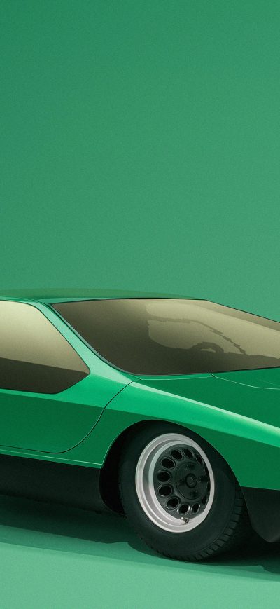 Fond d'écran iPhone Alfa Romeo Carab Digital Art 4k
