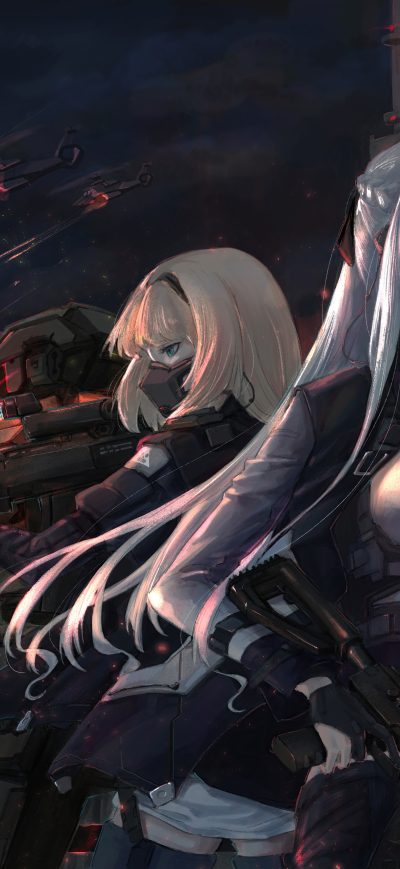 Fond d'écran iPhone AK 12 Girls Frontline 5k