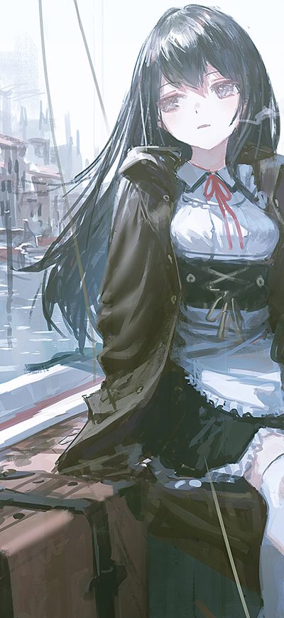 Fond d'écran iPhone Anime Girl Got Fired 4k