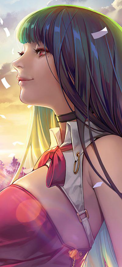 Fond d'écran iPhone Gangroad Anime Girl