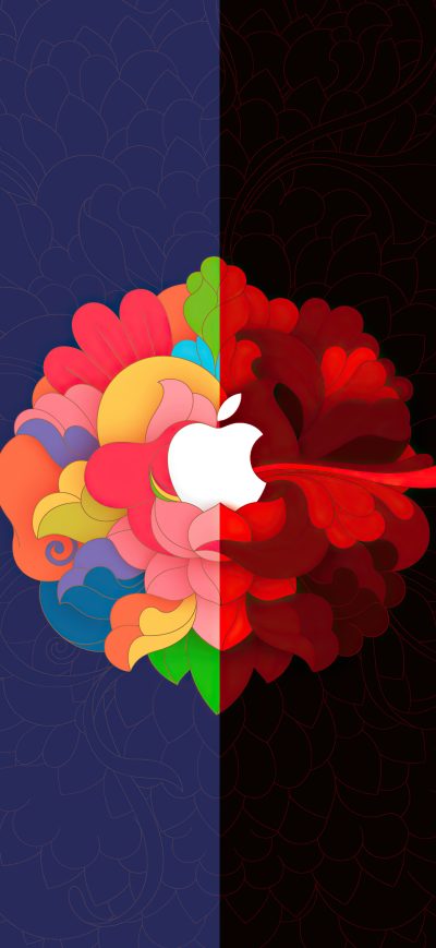 Fond d'écran iPhone Apple Colorful Abstract 5k