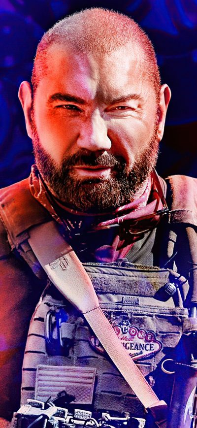 Fond d'écran iPhone Dave Bautista As Scott Ward In Army Of The Dead Character Poster 4k