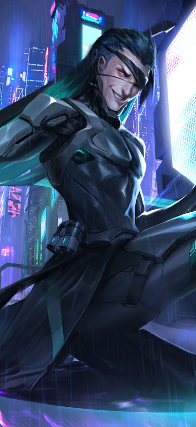Fond d'écran iPhone Cyber Guy Villian