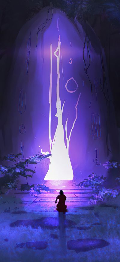 Fond d'écran iPhone Praying To Tree God 4k