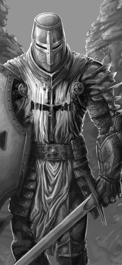 Fond d'écran The Knight sur iPhone