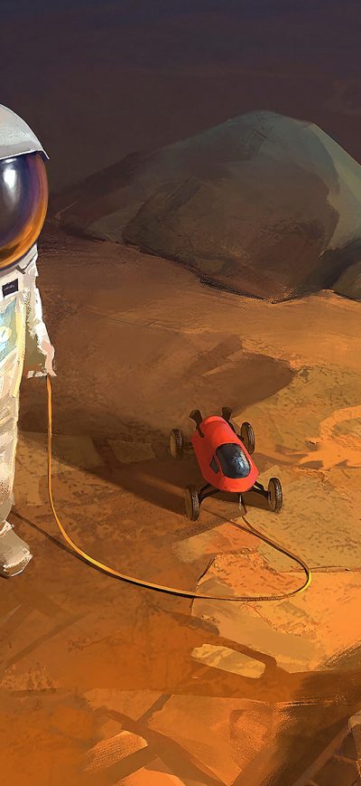 Fond d'écran The Martian Art sur iPhone