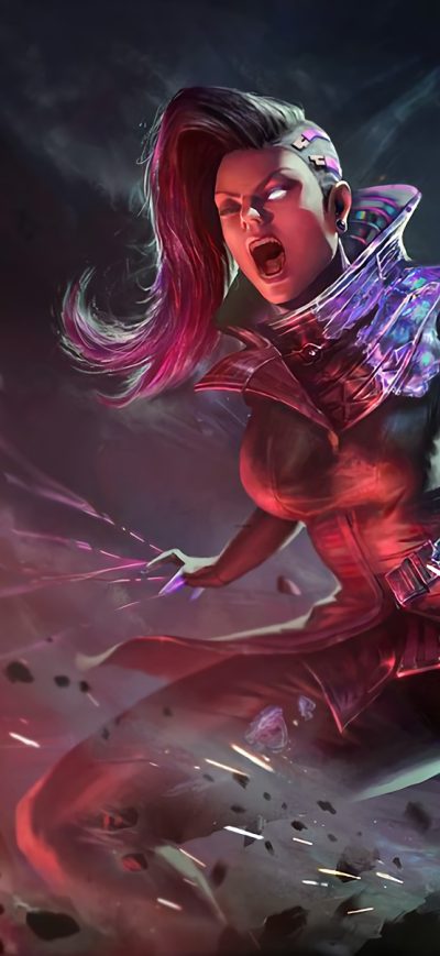 Fond d'écran iPhone Sombra Overwatch Game