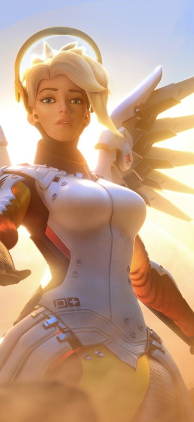 Fond d'écran iPhone Mercy Overwatch