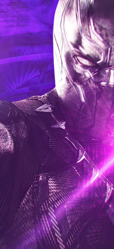 Fond d'écran iPhone Black Panther Illustrator 4k