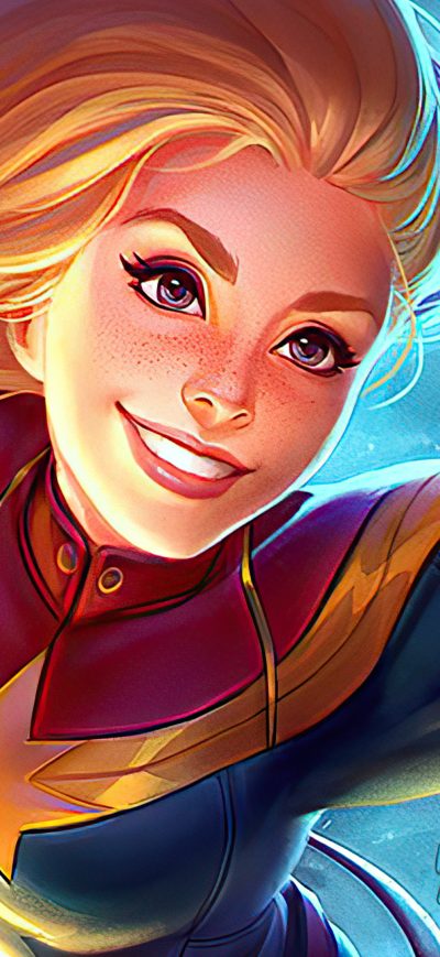 Fond d'écran iPhone Captain Marvel Is Back 4k