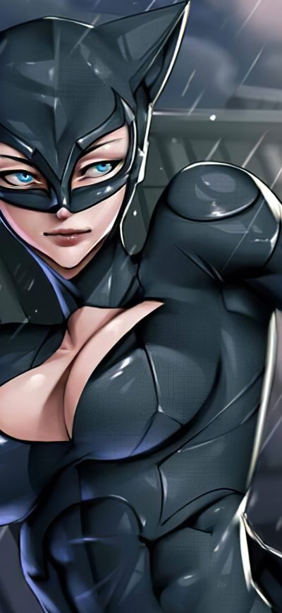 Fond d'écran iPhone Catwoman And Harley Quinn 4k