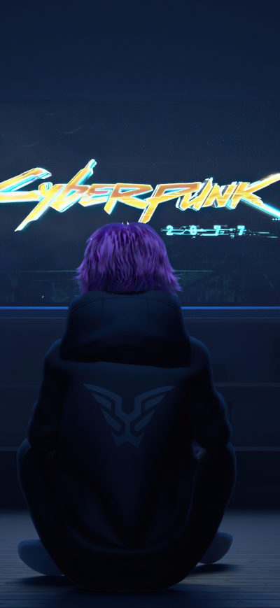 Fond d'écran iPhone Cyberpunk 2077 2021 4k