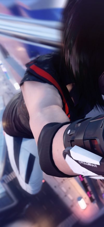 Fond d'écran iPhone Mirrors Edge Calalyst Girl