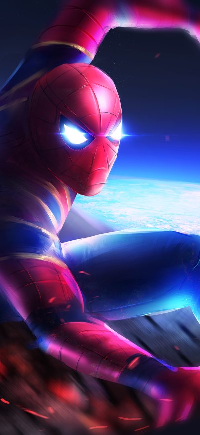 Fond d'écran iPhone Infinity War Spiderman