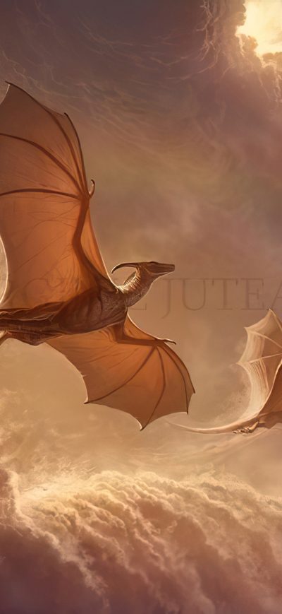 Fond d'écran iPhone Dragons Harmony 4k