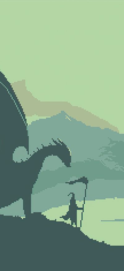 Fond d'écran iPhone Big Friend 8 Bit 5k