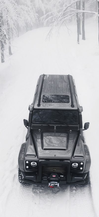 Fond d'écran iPhone Ares Design Land Rover Defender 2018