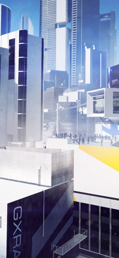 Fond d'écran iPhone Mirrors Edge Catalyst Buildings