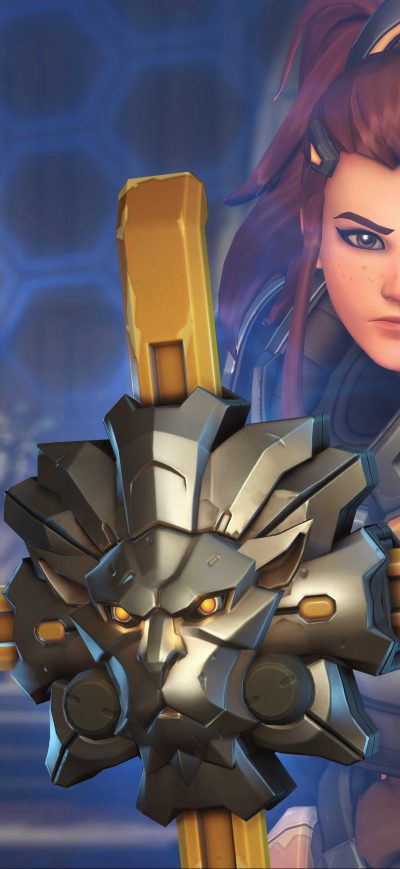 Fond d'écran iPhone Brigitte Overwatch 8k