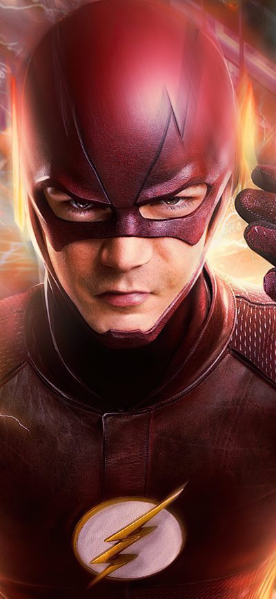 Fond d'écran iPhone The Flash Poster 4k